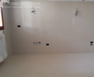 ristrutturazione cucina completa on massetto